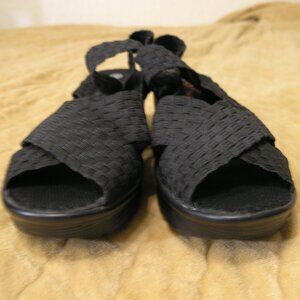 Bernie Mev Women's Lihi Brighten Black   European size 39